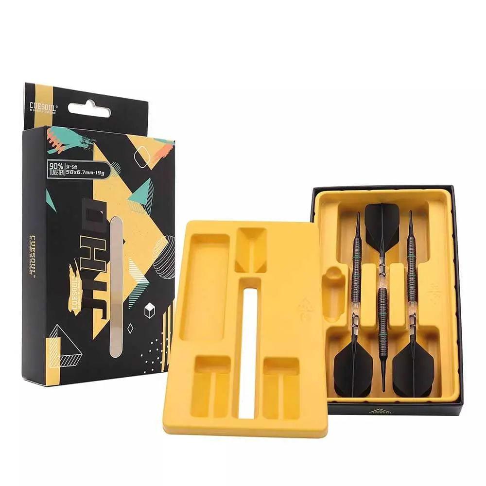 Dardos Cuesoul Jiho S4 Soft tip 90% Tungsteno 19g Profesionales vista 2