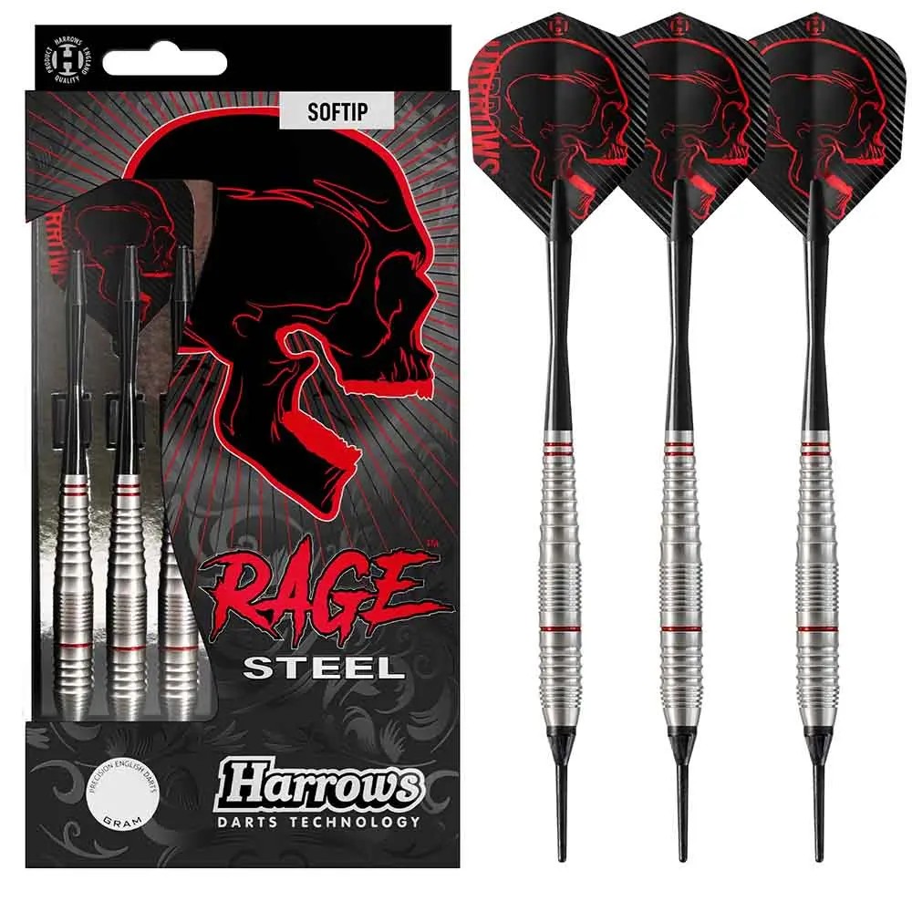 Dardos Harrows Darts Rage 90% Tungsteno 18g Profesionales vista 6