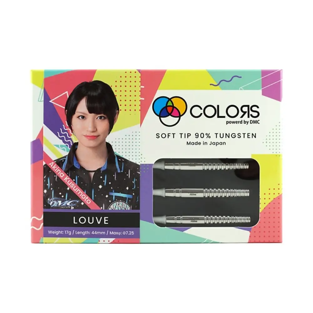 Dardos DMC Colors Louve Akina Kusumoto 90% Tungsteno 17g Profesionales vista 3