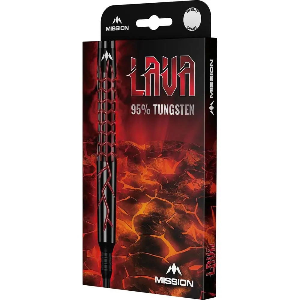 Dardos Mission Lava 95% Tungsteno 20g Profesionales vista 5
