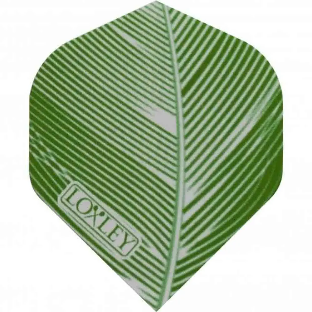 Plumas Loxley Darts Feather Verde Estandar no2