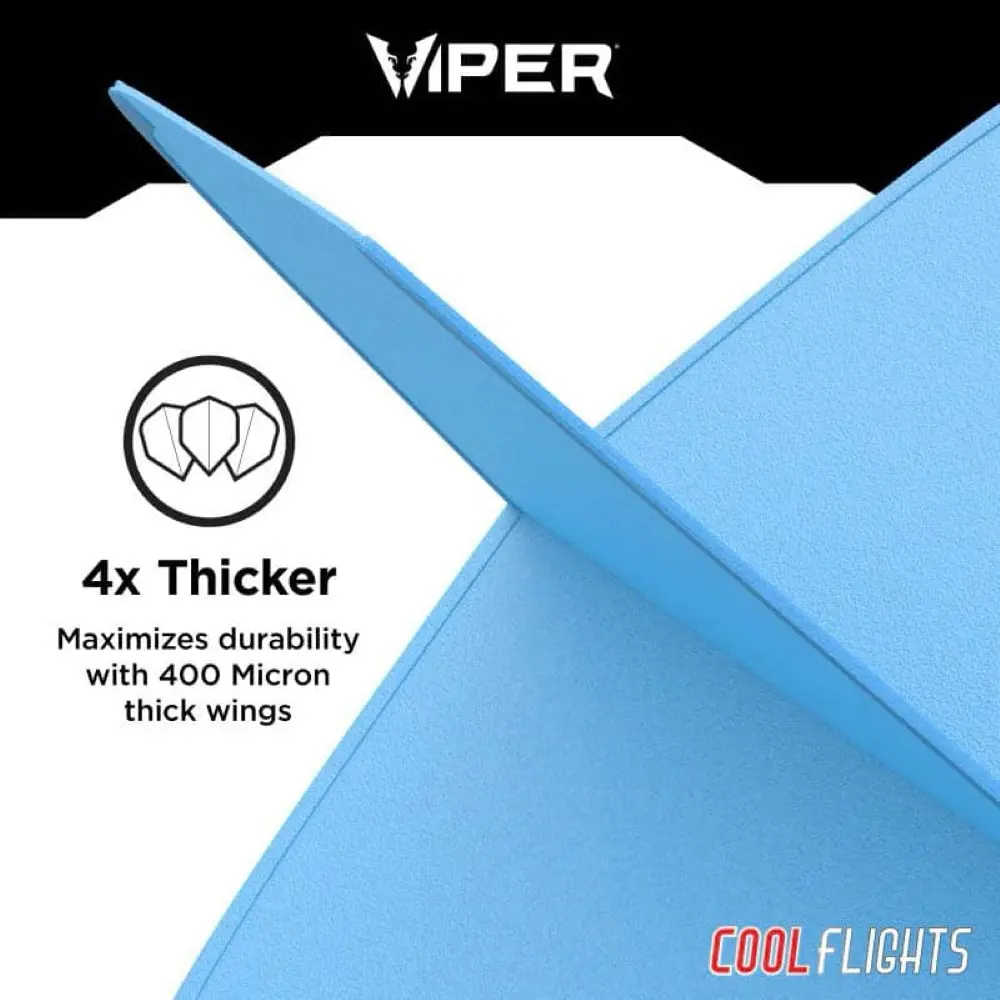 Pluma Dardos Viper Cool Flights Standard Blue30-7727 vista 2
