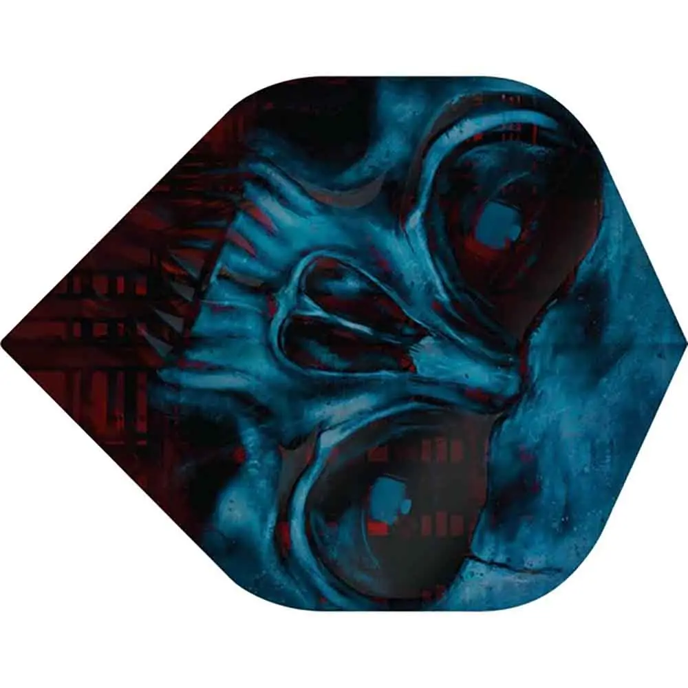 Plumas Designa Horror Show No2 Std Zombie SkullF3411 vista 2