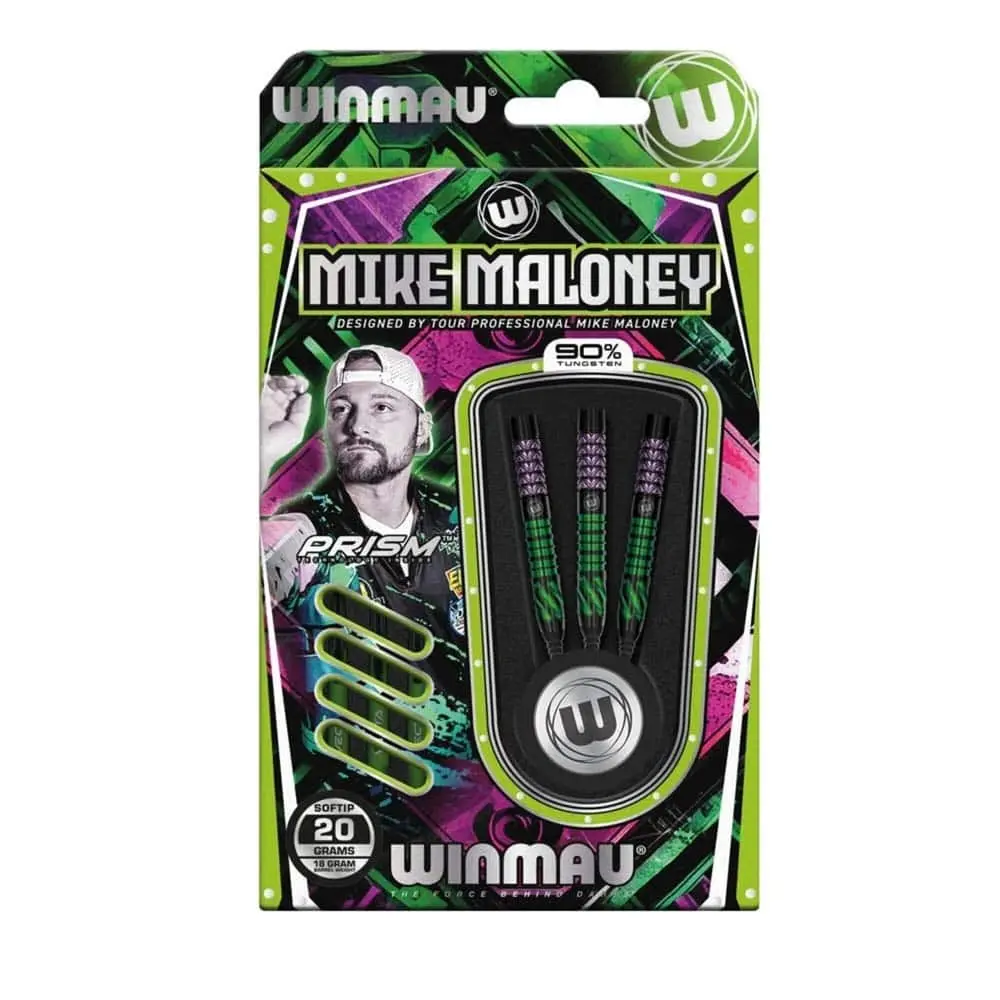 Dardos Winmau Mike Maloney 18 90% Tungsteno 18g Profesionales vista 6