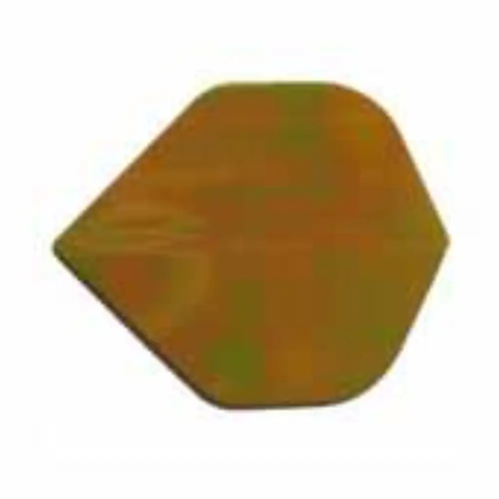 Plumas Iridescent Smooth Standard Amarilla vista 2