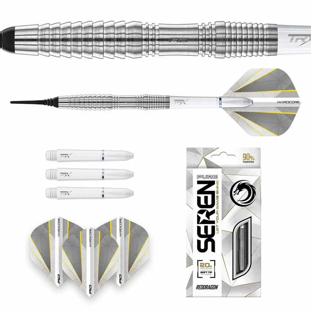 Dardos Red Dragon Seren Pure 3 90% Tungsteno 20g Profesionales vista 3