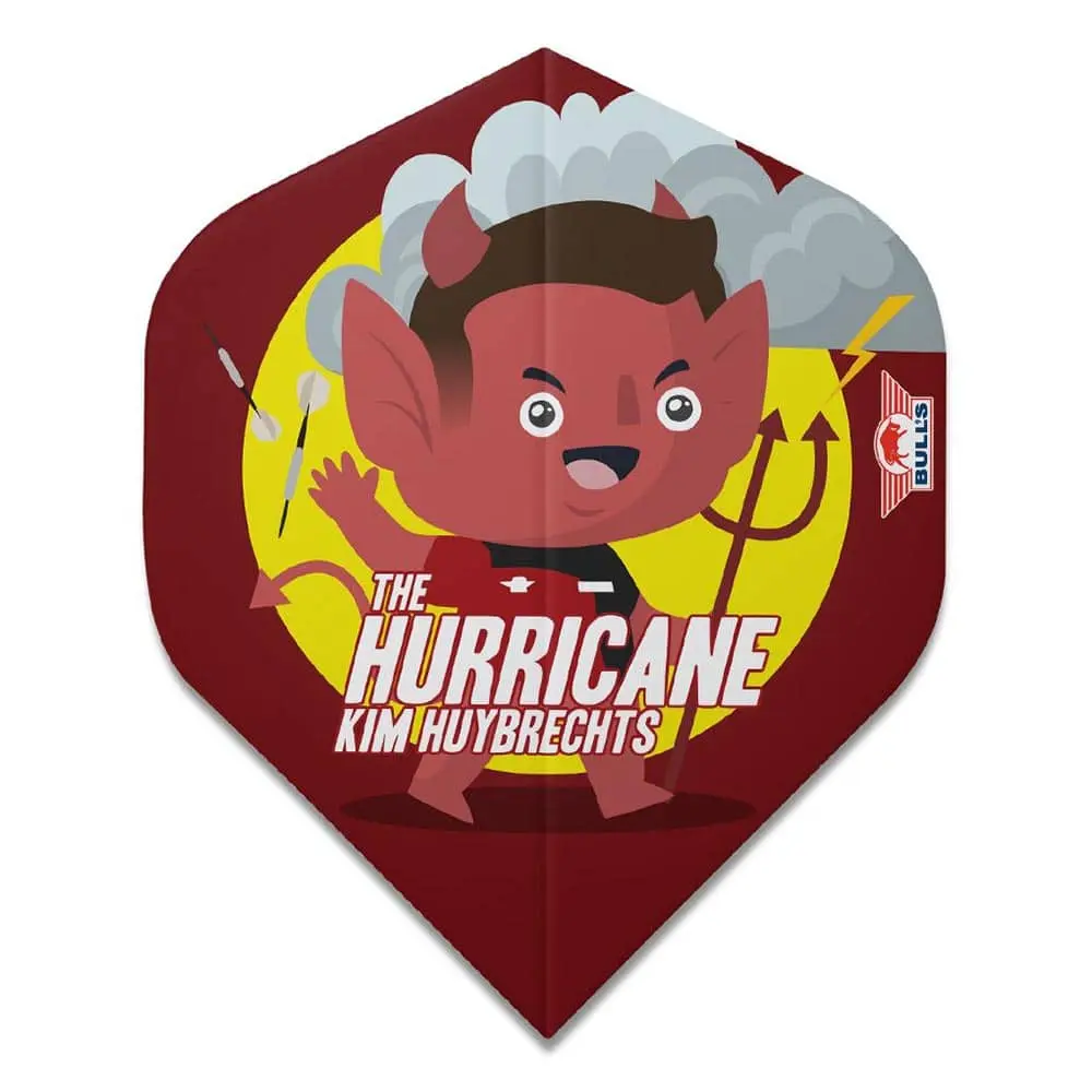 Plumas Bulls Darts Player 100 Kim Huybrechts Cartoon Standard50884