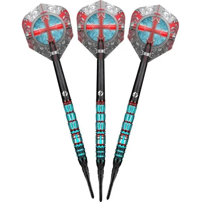 Dardos Shot Future Knights St George SofttipSH- 95% Tungsteno 20g Profesionales vista 3