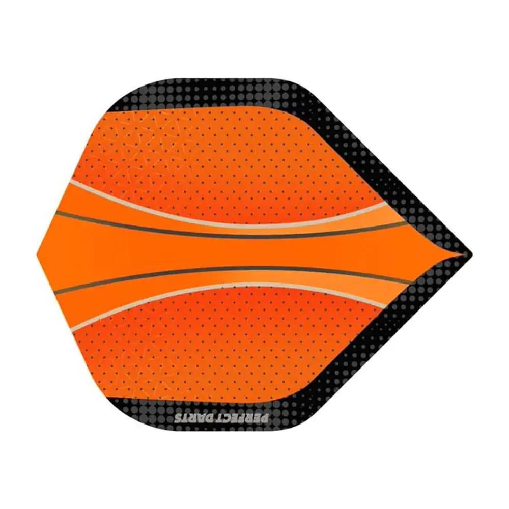 Plumas Perfect Darts Solarfox No2 Std Naranja y negroF3250 vista 3