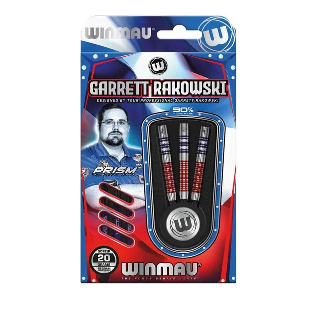 Dardos Winmau Garrett Rakowski 20 90% Tungsteno 20g Profesionales vista 6