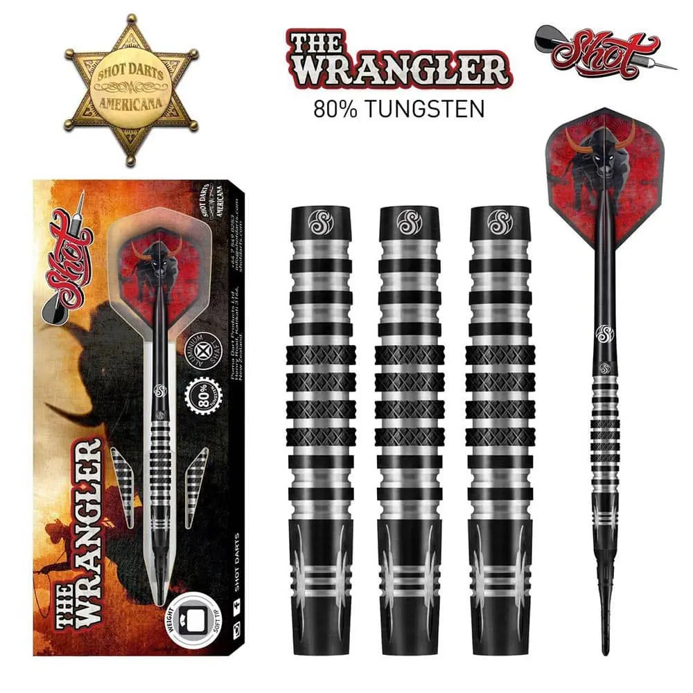 Dardos Shot Americana The Wrangler SH- 80% Tungsteno 16.5g Alto Rendimiento vista 3