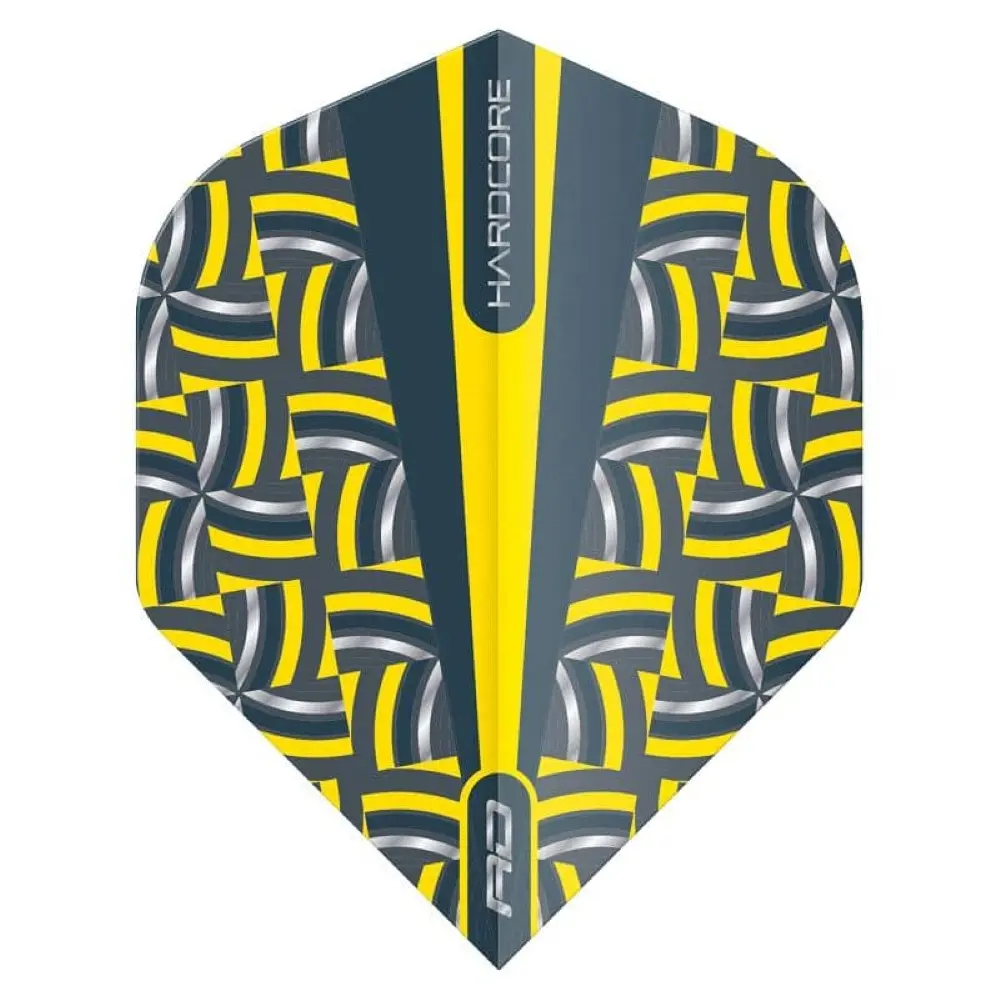 Plumas Flights Red Dragon Hardcore Radikal Yellow Rope