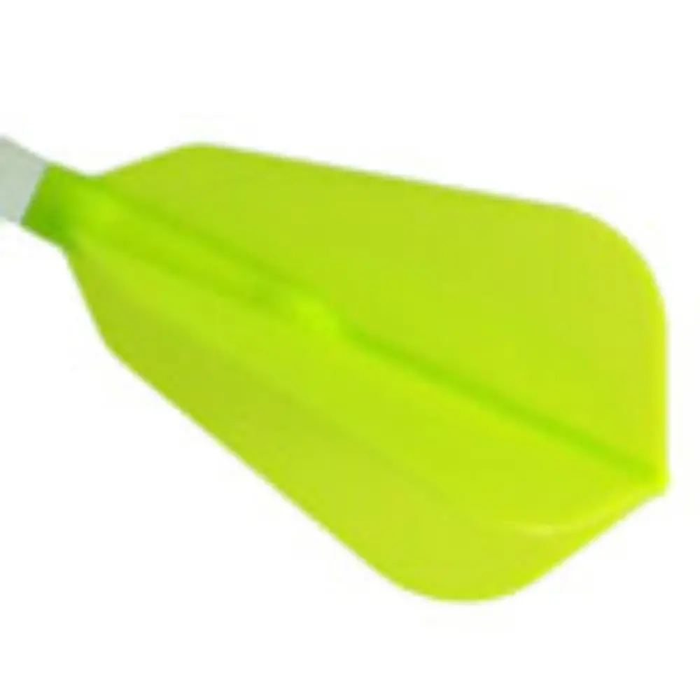 Plumas Fit Flight Air Fantail Verde Claro F-Shape vista 2