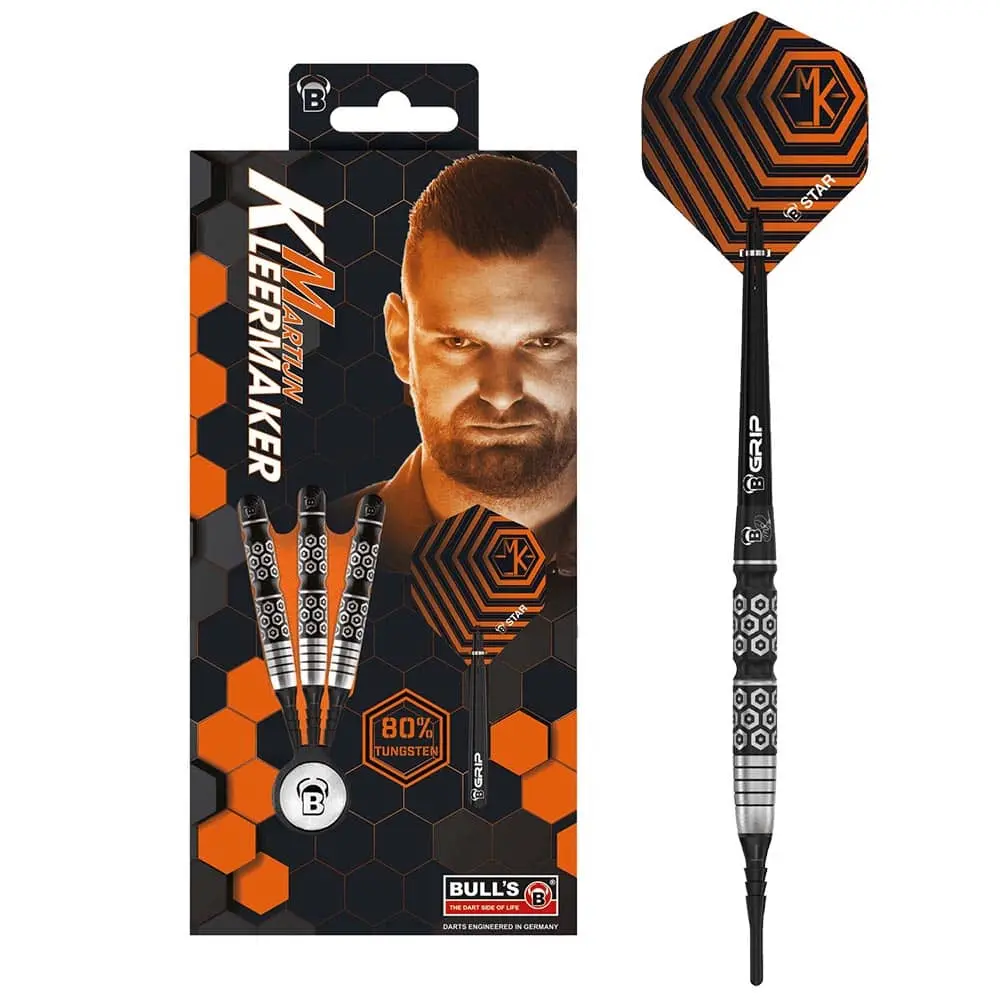 Dardos Bulls DE Martijn Kleermaker 80% Tungsteno 20g Alto Rendimiento vista 3