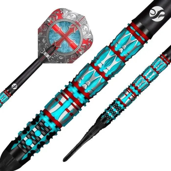 Dardos Shot Future Knights St George SofttipSH- 95% Tungsteno 20g Profesionales vista 2