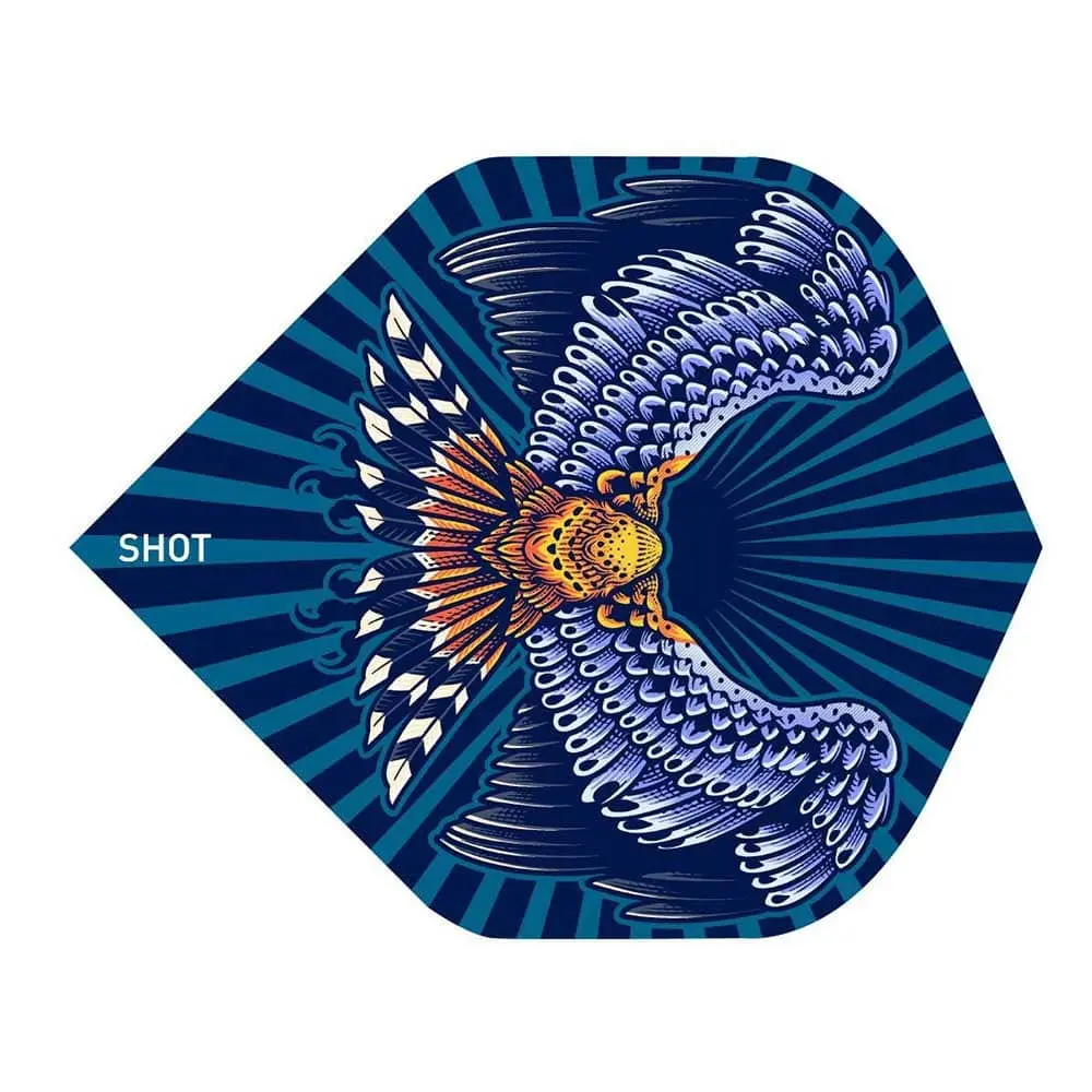 Plumas Shot Darts Birds of Prey Kestrel Standard no2SH-SF5450 vista 3