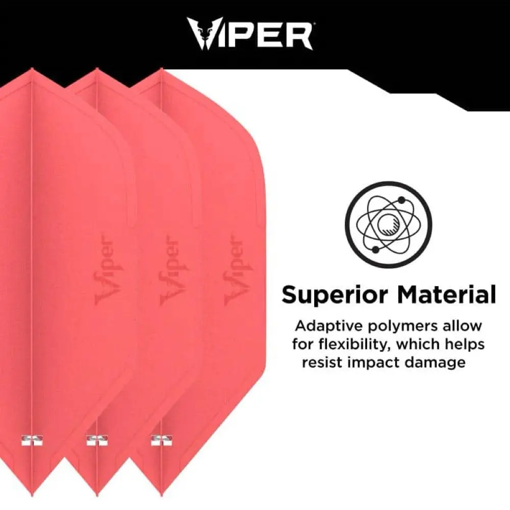 Pluma Dardos Viper Cool Flights Slim Red30-7701 vista 5