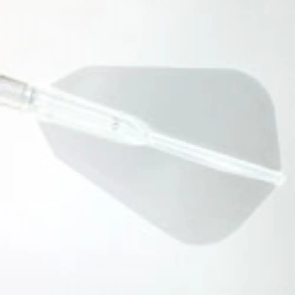 Plumas Fit Flight Air Fantail Transparente F-Shape vista 2