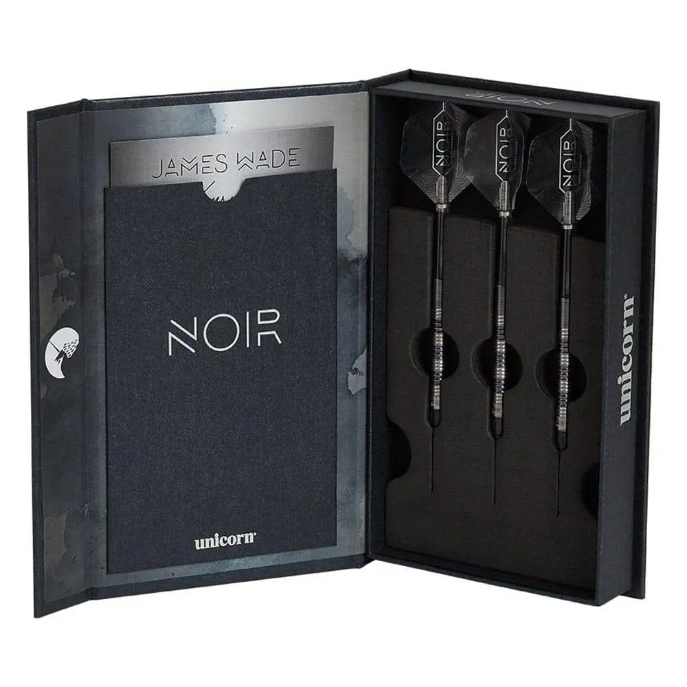 Dardos Unicorn Noir James Wade 90% Tungsteno 18g Profesionales vista 2