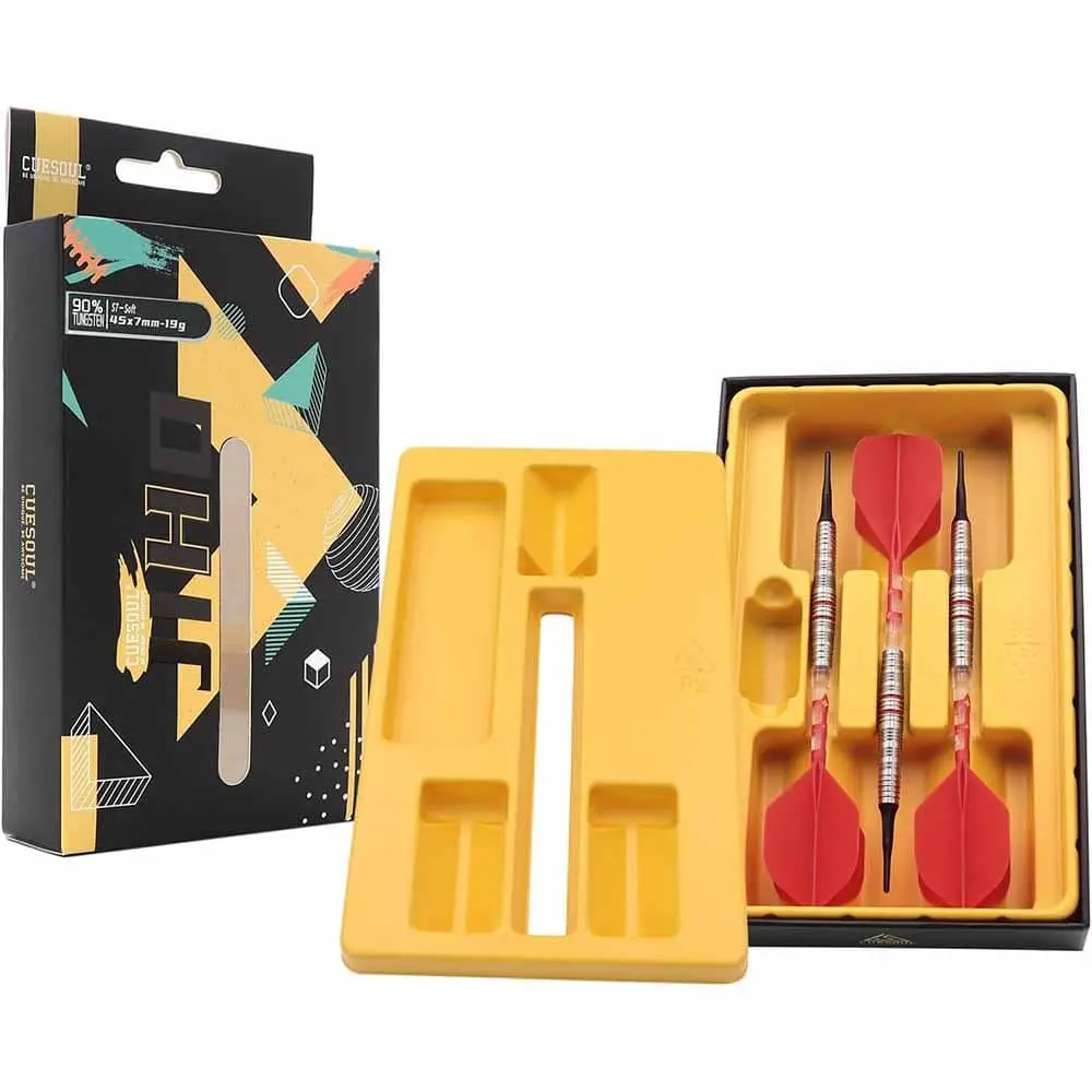 Dardos Cuesoul Jiho S7 Soft tip 90% Tungsteno 19g Profesionales vista 2