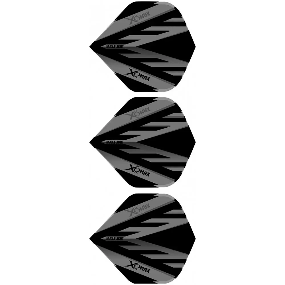 Plumas Flights XQMax Darts Standard Grey vista 3