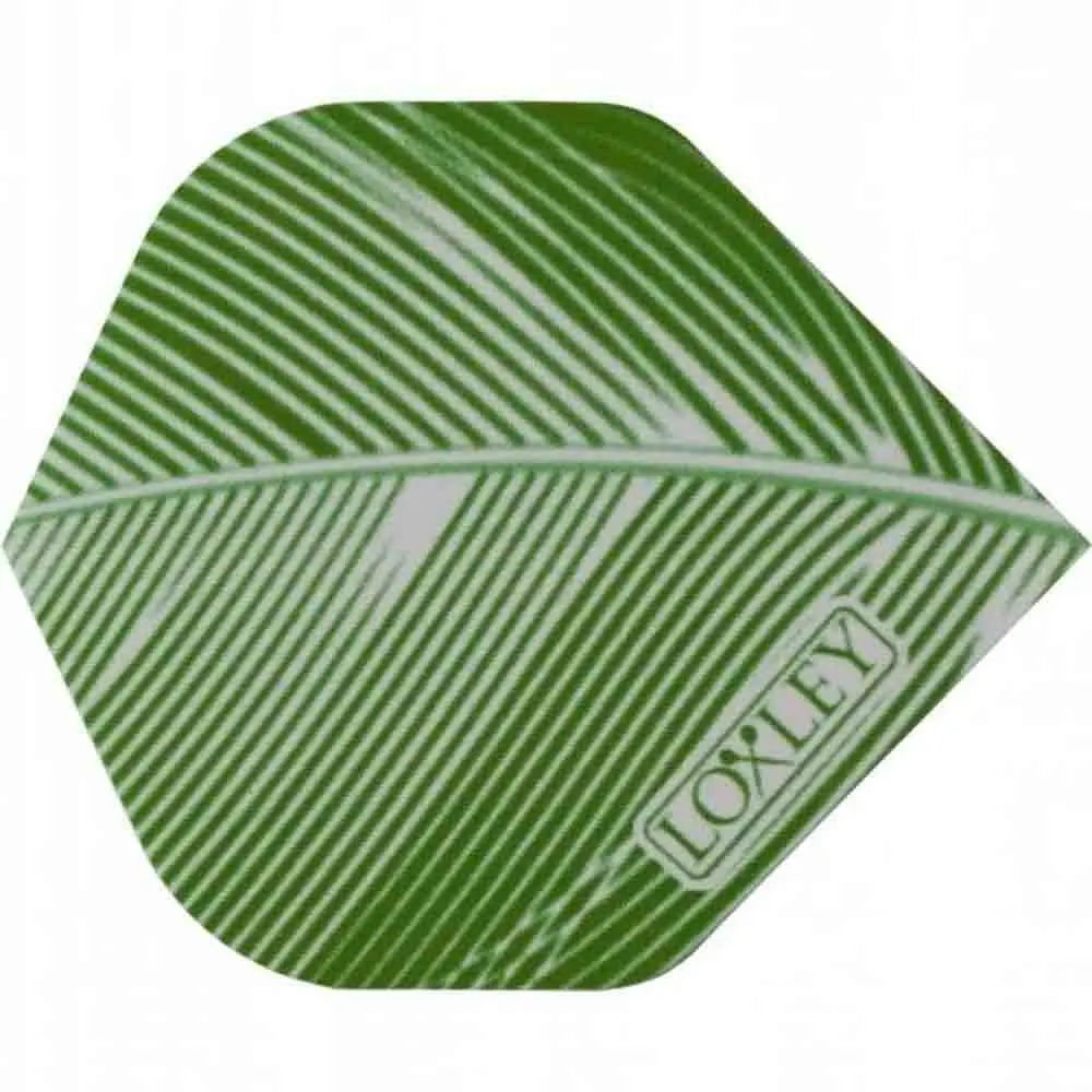 Plumas Loxley Darts Feather Verde Estandar no2 vista 2