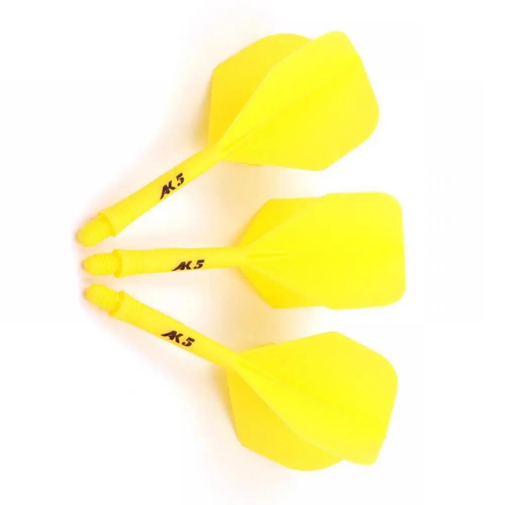 Plumas Cuesoul Flights AK5 Shape L AmarillaCSAK-57YS-L vista 2