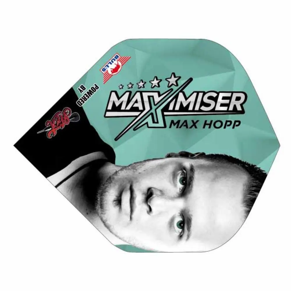 Plumas Bull's Darts Powerflite Maximiser Max Hopp Full FaceBU-50850 vista 2