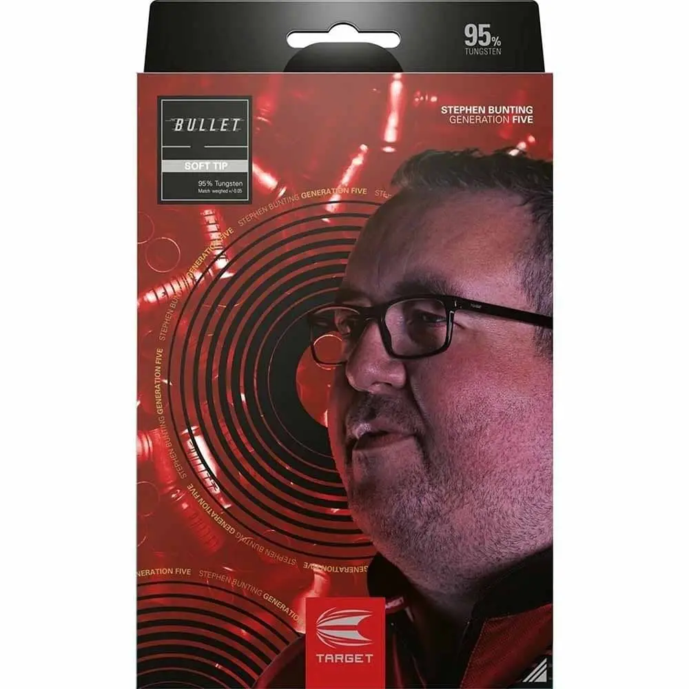 Dardos Target Darts Stephen Bunting G5 90% Tungsteno 18g Profesionales vista 3