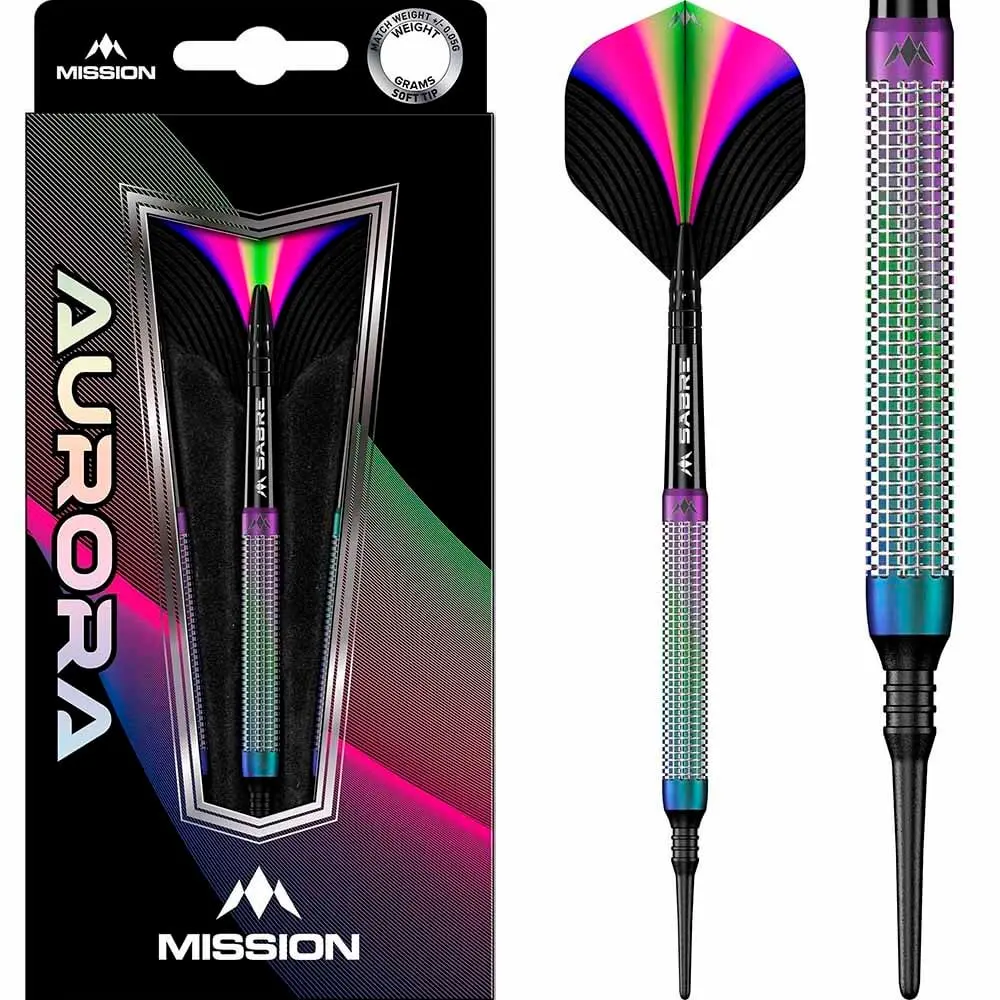 Dardos Mission Aurora Coral PVD 90% Tungsteno 18g Profesionales vista 5