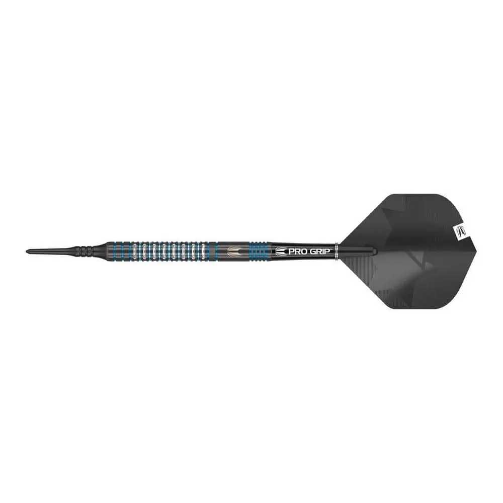 Dardos Target Adrian Lewis Black Soft Tip 90% Tungsteno 18g Profesionales
