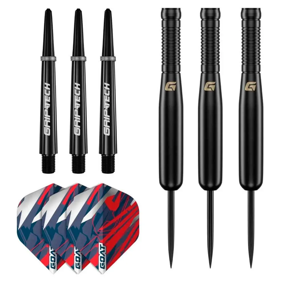 Dardos GOAT Homerun Black Latón Steel 15g vista 5