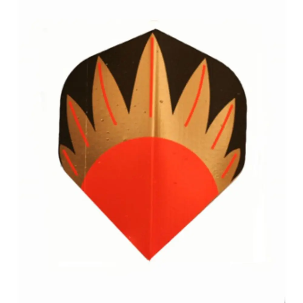 Plumas Metalica Standard Fuego MultiS124