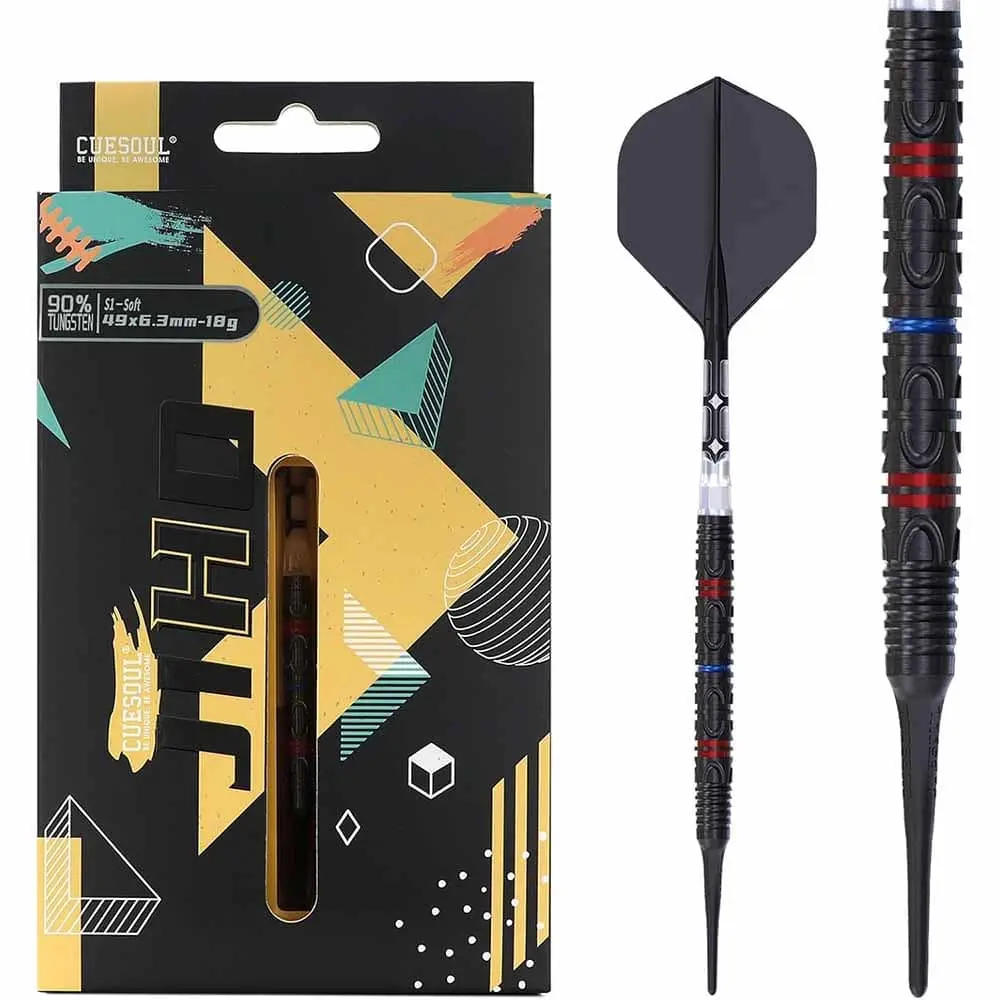 Dardos Cuesoul Jiho S1 Soft tip 90% Tungsteno 18g Profesionales