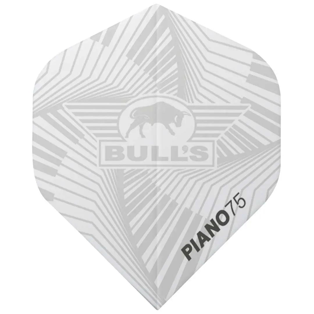Plumas Bulls Darts Piano 75 No2 Standard BlancoBU-50988