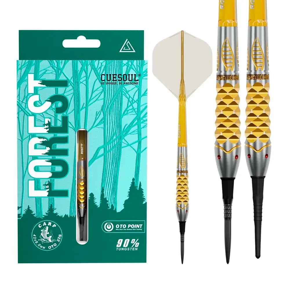 Dardos Cuesoul Forest Carp OTO 90% Tungsteno 22g Profesionales