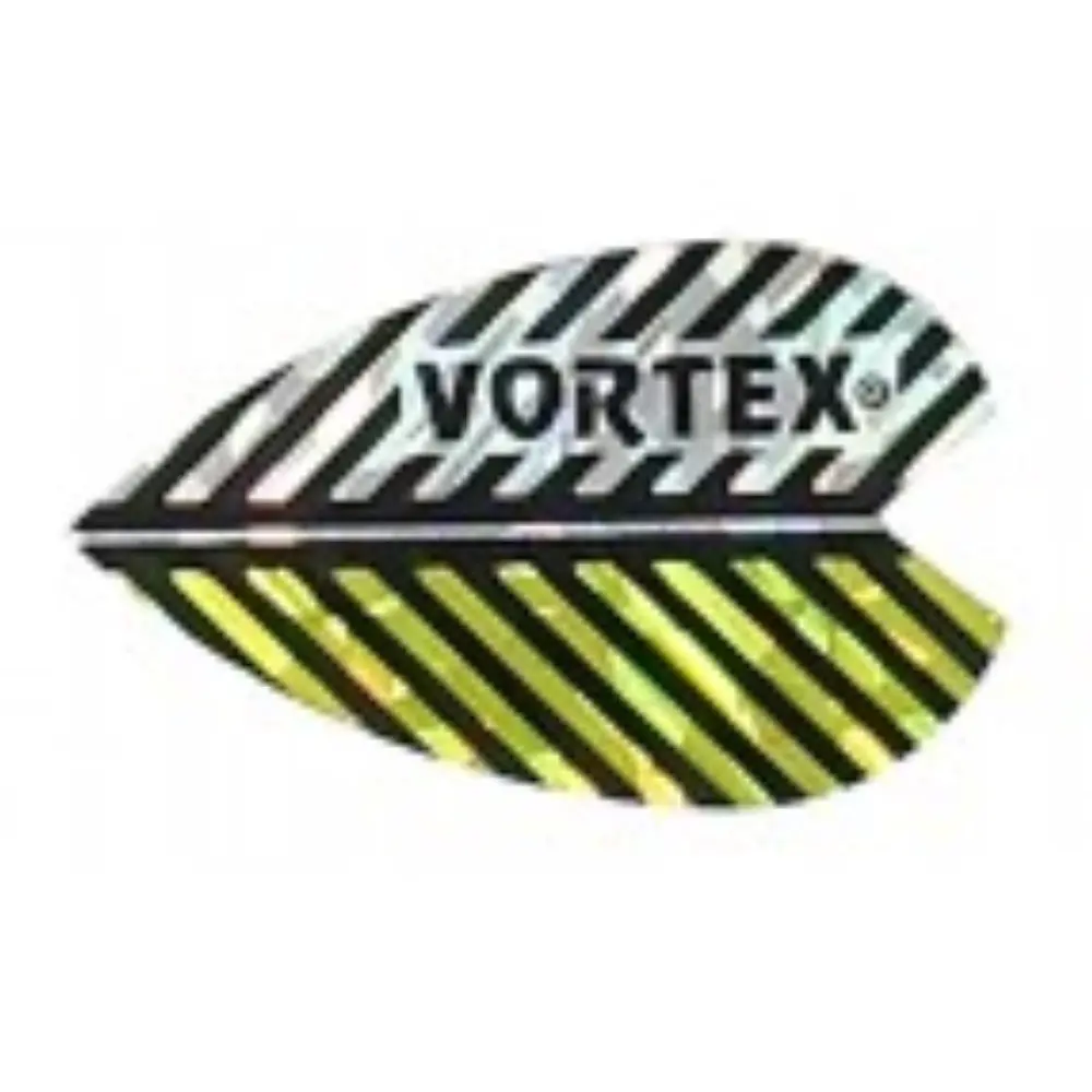 Plumas Vortex Plata/AmarillaF0524 vista 2