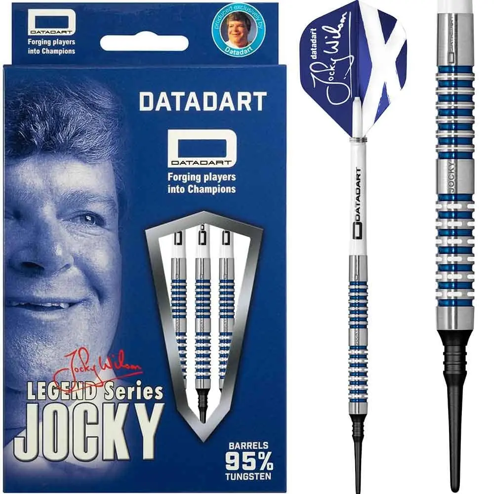 Dardos Datadart Players Jocky Wilson 95% Tungsteno 20g Profesionales vista 5