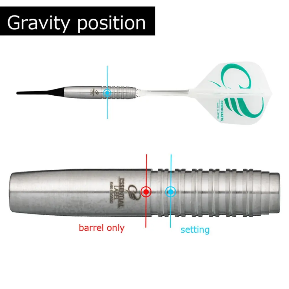 Dardos Cosmo Darts Essential Label G Value Pack 80% Tungsteno 17.5g Alto Rendimiento vista 5