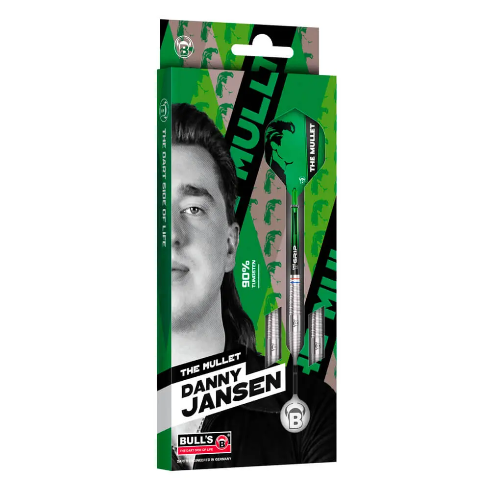 Dardos Bulls DE Danny Jansen G2 The Mullet 90% Tungsteno 20g Profesionales vista 5