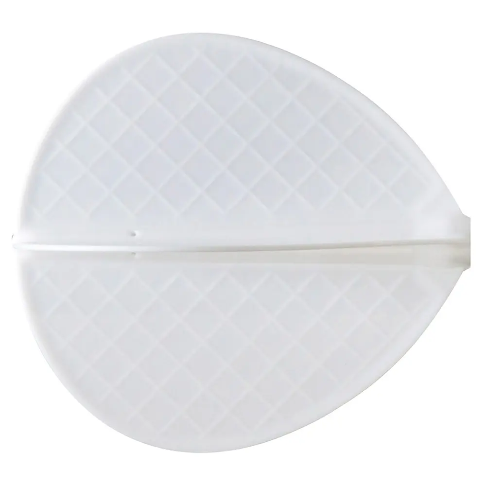 Plumas Cosmo Darts Flights Flight Pro D-6 White vista 2