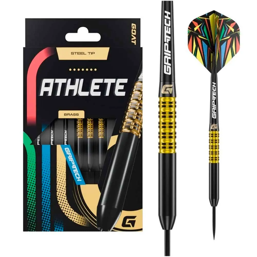 Dardos GOAT Athlete Yellow Steel Latón 12g vista 4