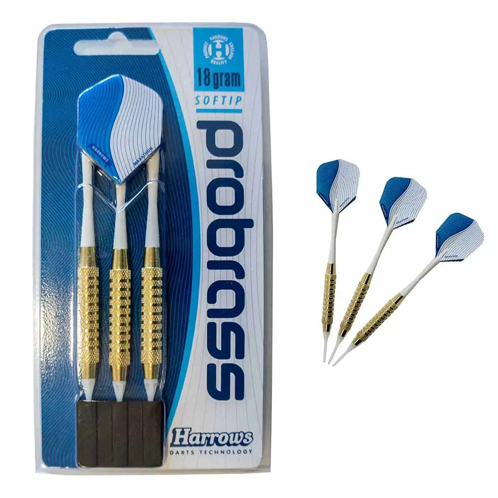 Dardos Harrows Probrass Latón 16g Iniciación vista 3
