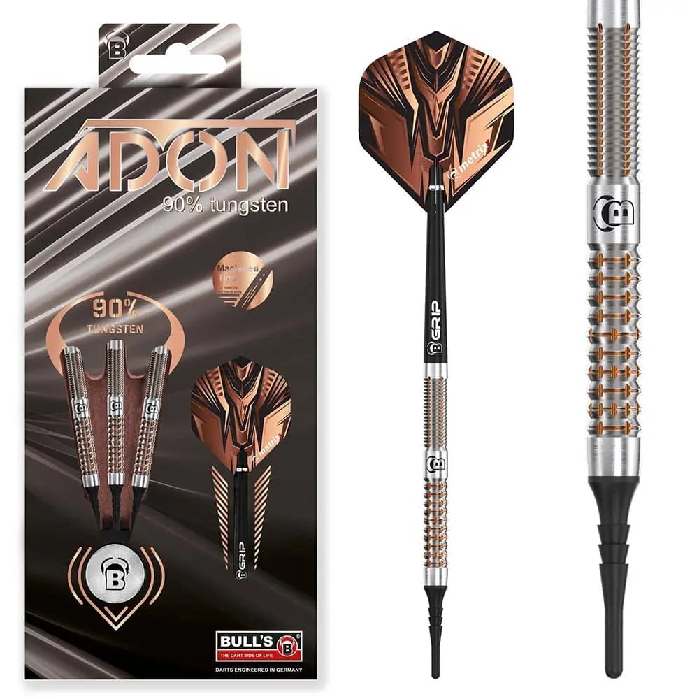 Dardos Bulls DE Adon 90% Tungsteno 18g Profesionales vista 5