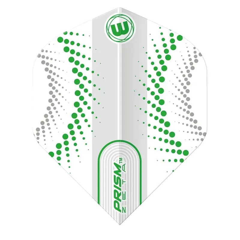 Plumas Winmau Darts Standard Prism Zeta White Green6915.314