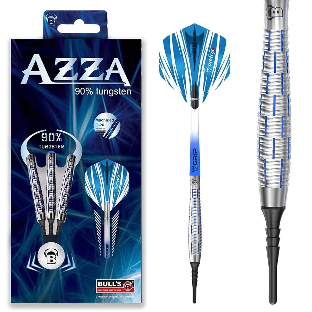 Dardos Bulls DE Azza 90% Tungsteno 18g Profesionales vista 5
