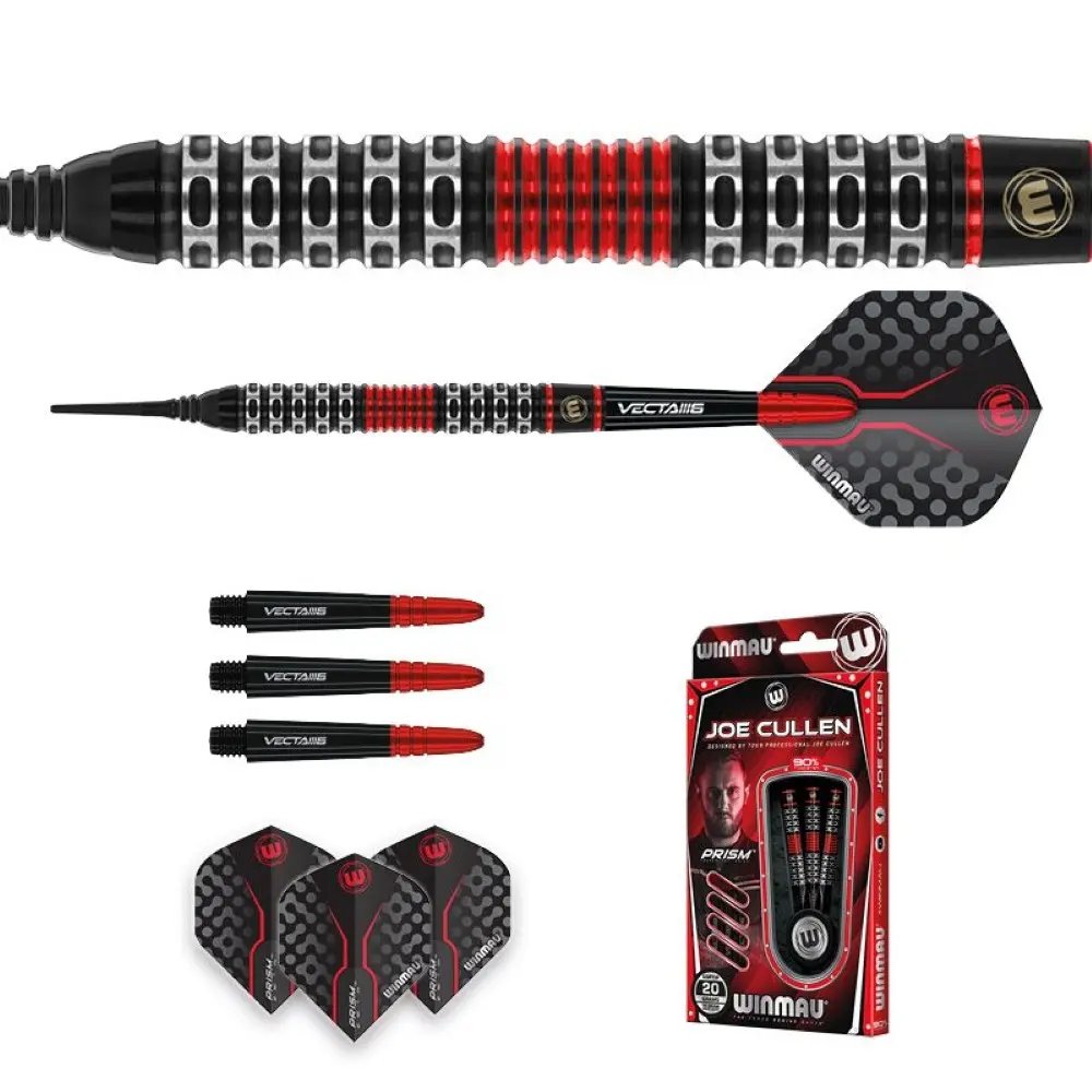 Dardos Winmau Joe Cullen S.E. .22 90% Tungsteno 22g Profesionales vista 4