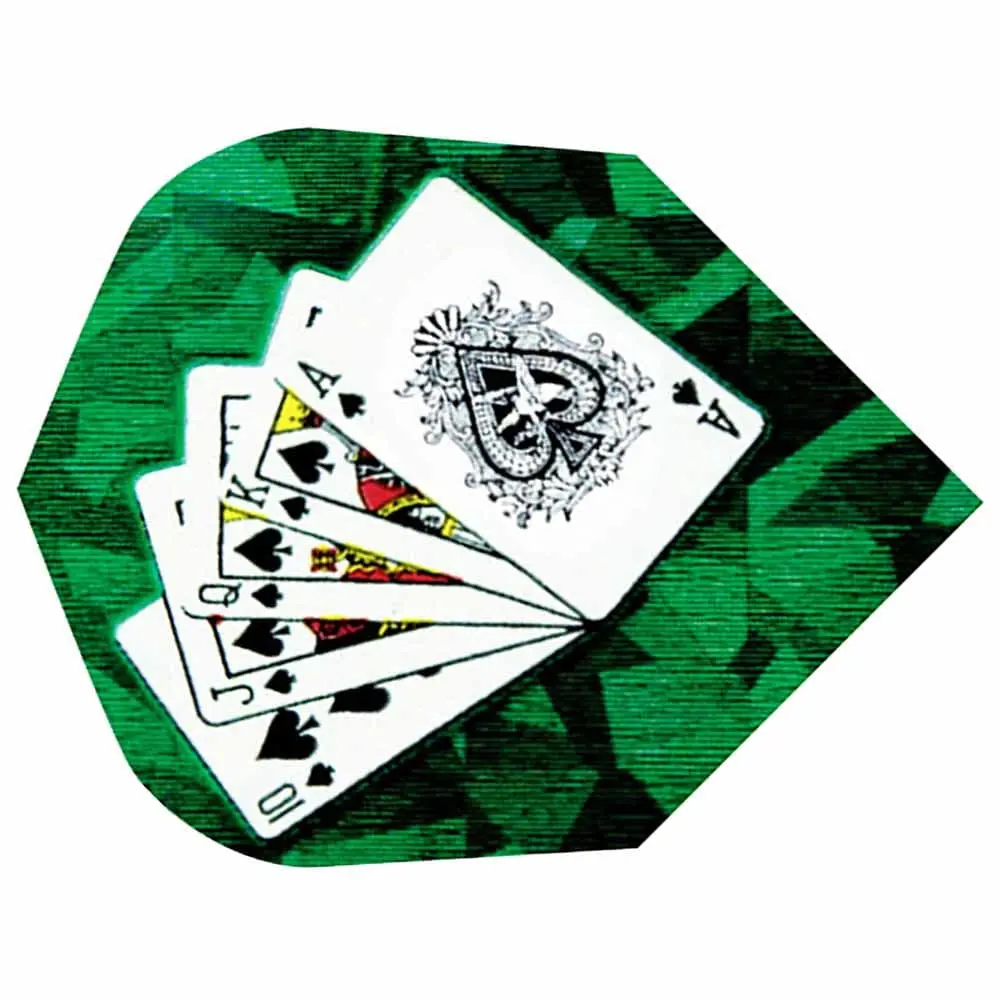 Plumas Harrows Darts Hologram Standard Cartas Poker1604. vista 2