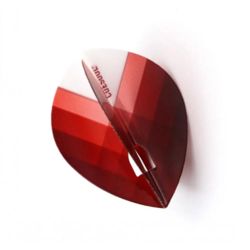 Plumas Flights Darts Cuesoul Koff AK6 Pear RedCS-AK6-SD-1 vista 3