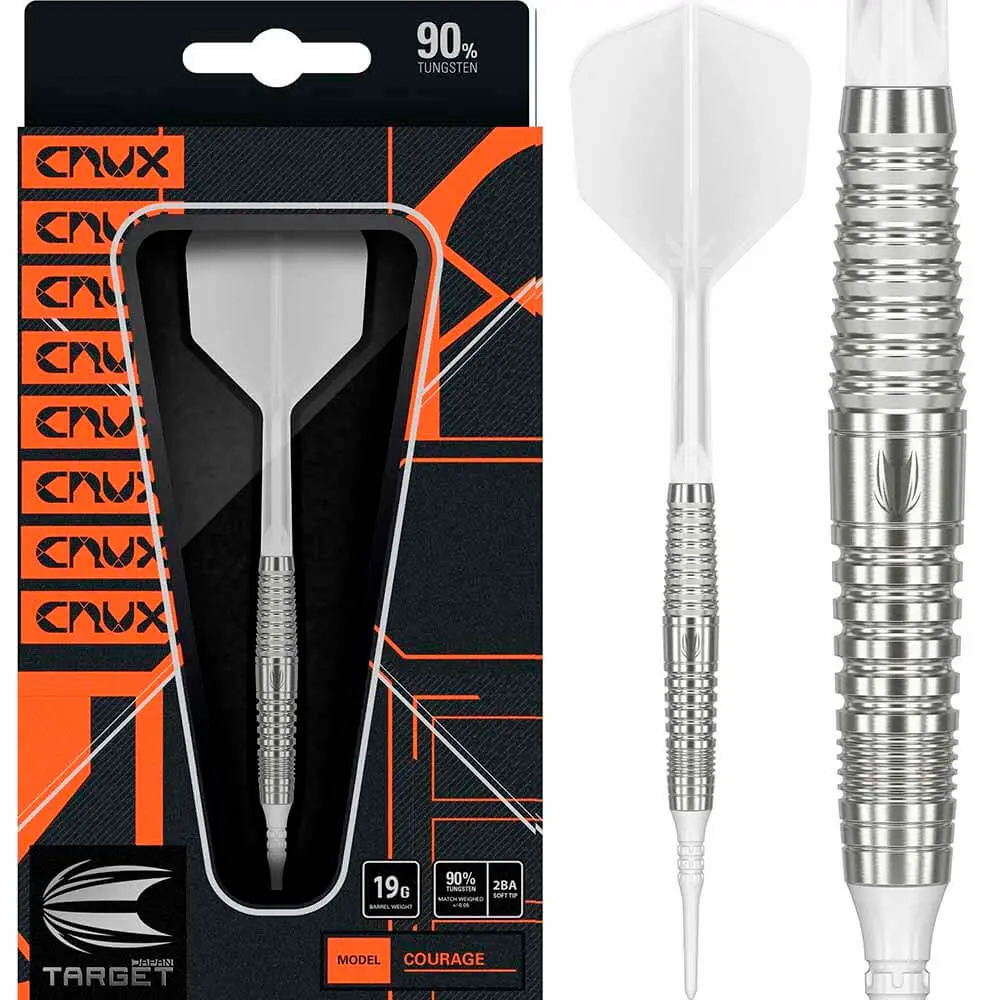 Dardos Target Crux Jpn Courage 90% Tungsteno 19g Profesionales vista 5
